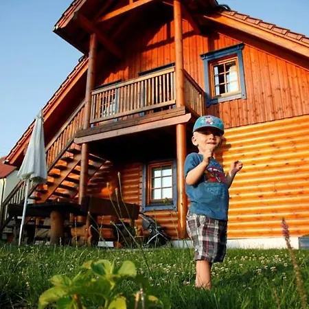 Ferienwohnung Im Blockhaus Rosenkranz Rathmannsdorf Exterior foto