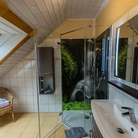 Ferienwohnung Im Blockhaus Rosenkranz Rathmannsdorf Exterior foto